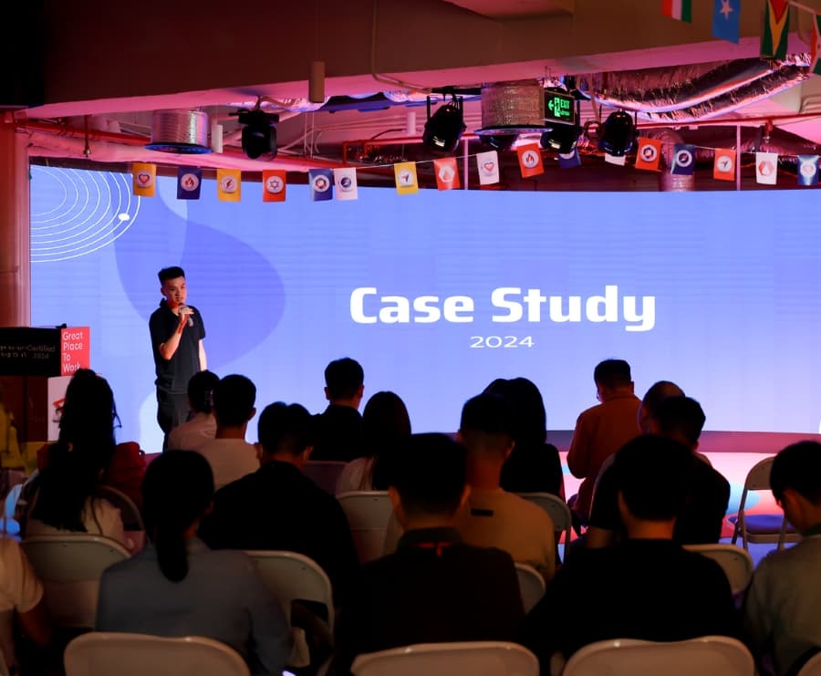 Kelvoras Limited seller case study session on stage